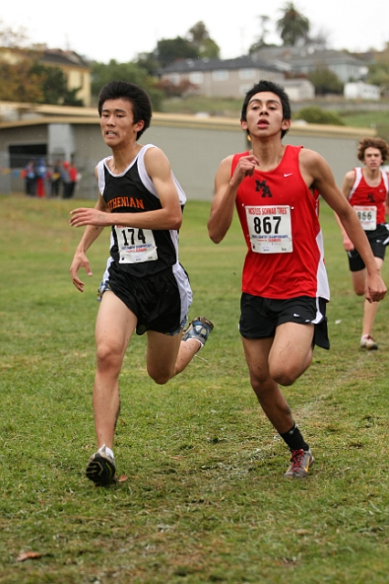 2010NCSXC BD5-1187.JPG - 2010 North Coast Section Cross Country Championships, Hayward High School, Hayward, California